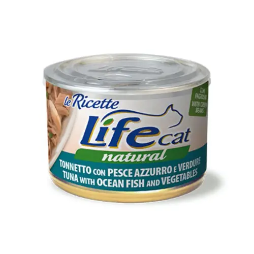 Life Cat Natural Le Ricette Тунець з океанічною рибою й овочами