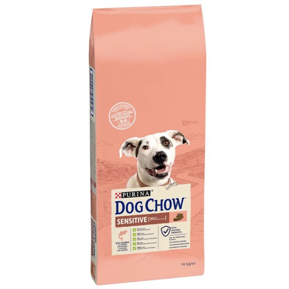 DOG CHOW Sensetive с лососем  - фото 2