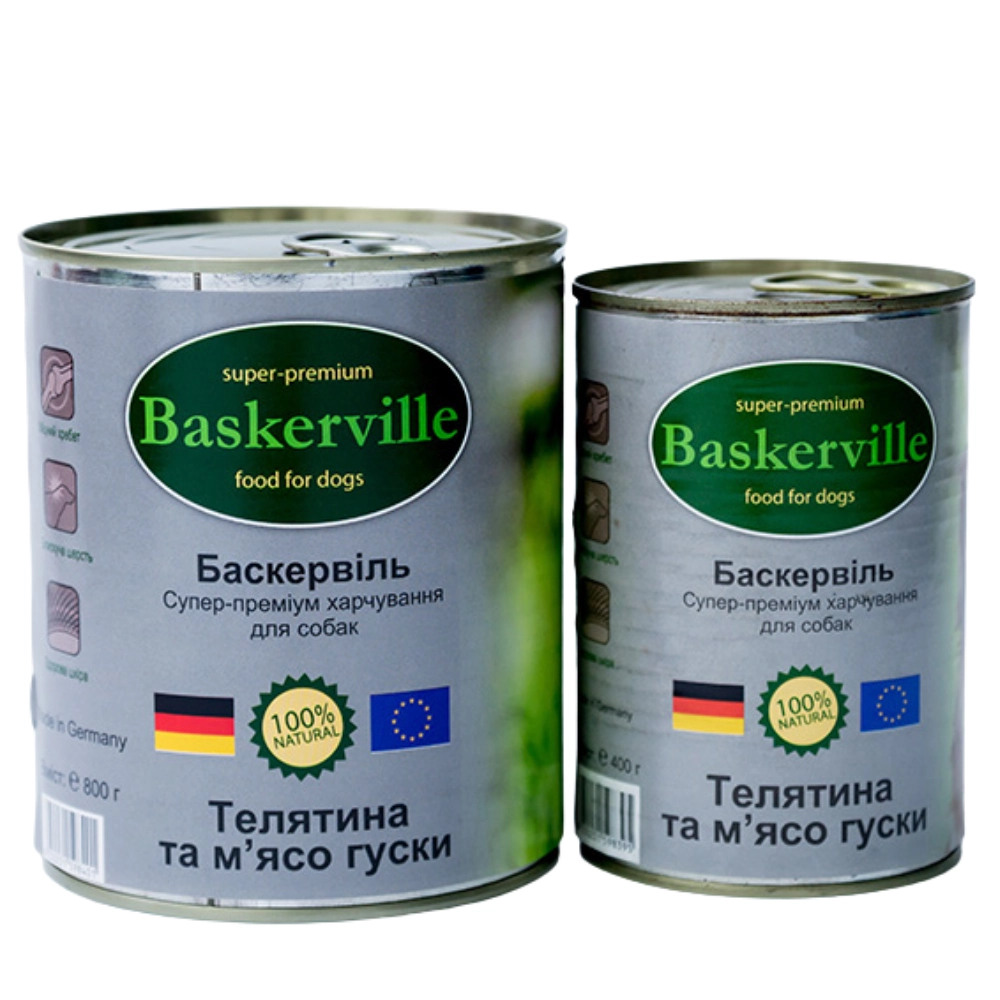 Baskerville Dog Телятина та м'ясо гуски 