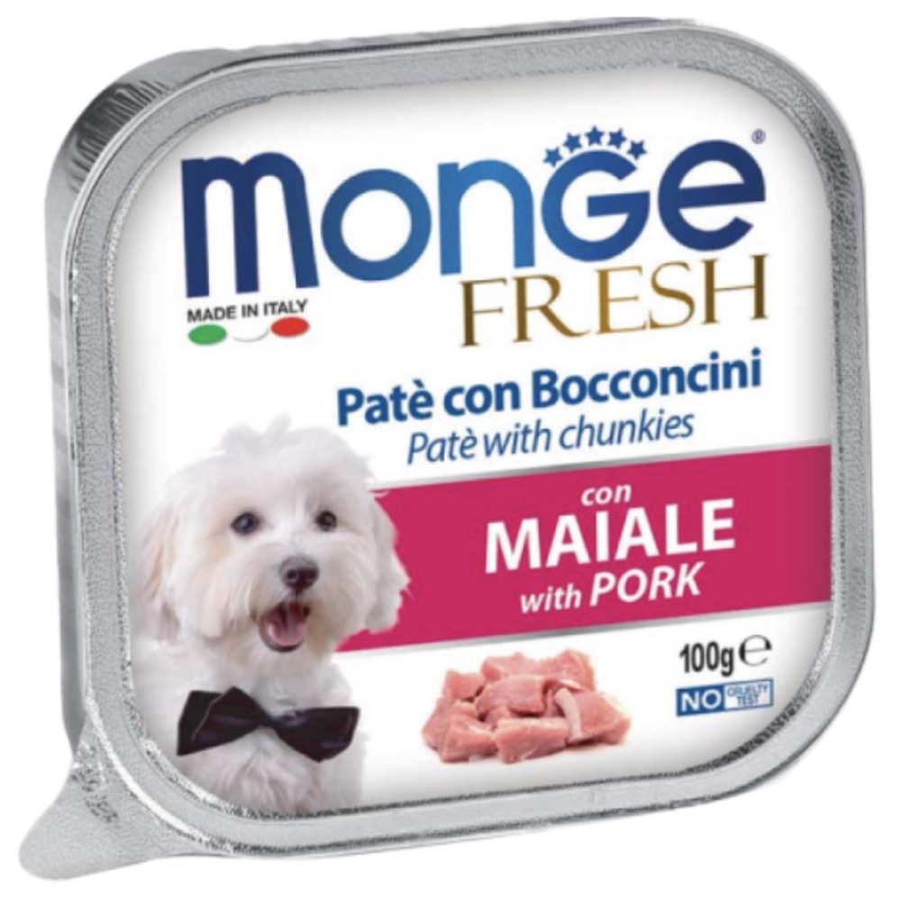 Monge Dog Wet Fresh со свининой 