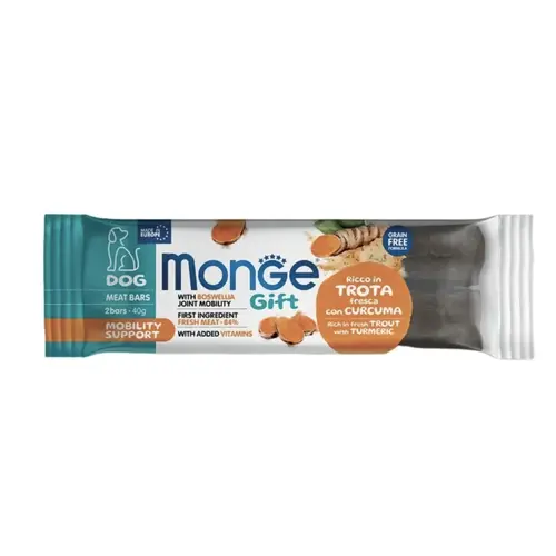 Monge Gift Dog Mobility support Батончики з фореллю з босвелією