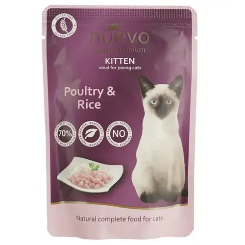 Nuevo Kitten Poultry & Rice 