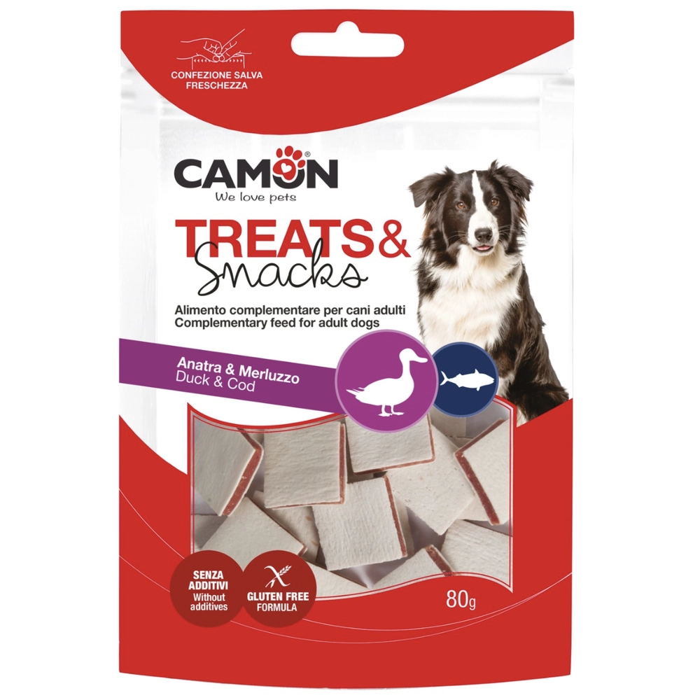 Camon Treats & Snacks Duck & Cod Cubes Sandwich 