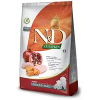 Farmina Dog N&D Grain Free Pumpkin Chicken&Pomegranate Puppy Medium&Maxi
