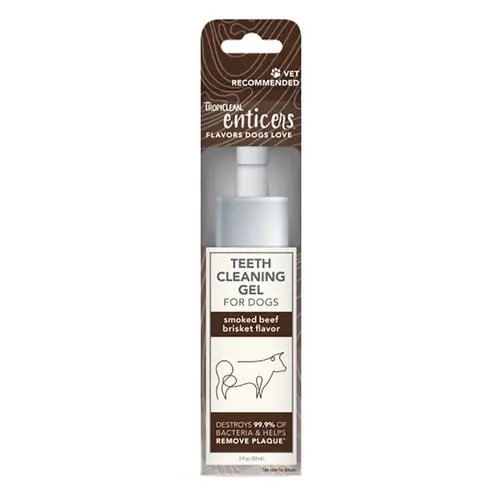 Tropiclean Enticers Teeth Gel Smoked Beef Brisket