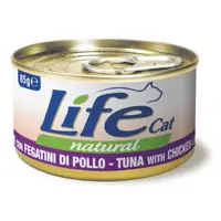 Life Cat Natural Тунець з курячою печінкою