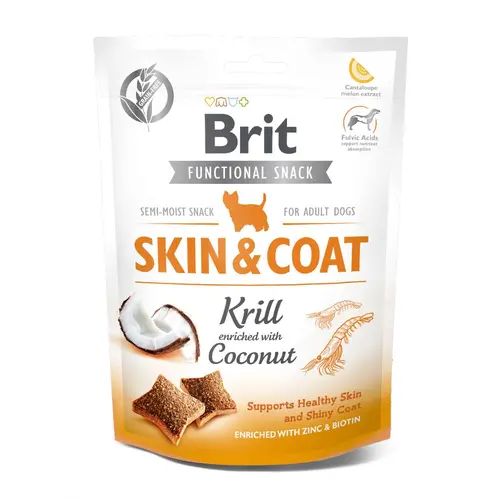 Brit Care Dog Functional Snack Skin & Coat Krill