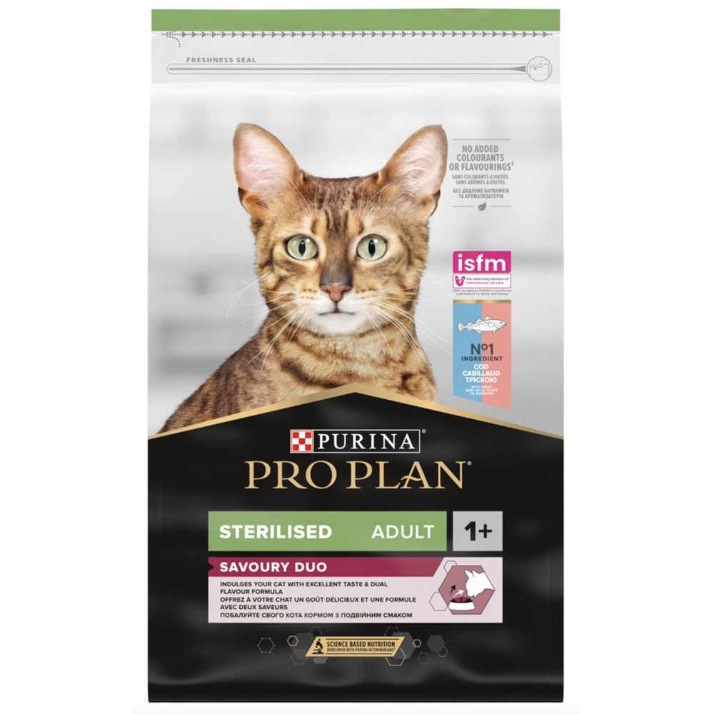Pro Plan Sterilised Duo Для стерилізованих кішок з тріскою та фореллю  - фото 3