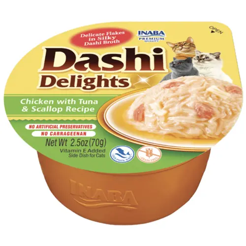 Inaba Dashi Delights Chicken, Tuna & Scallop