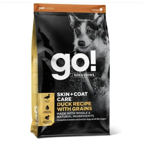 GO! SKIN + COAT Duck Recipe with grain dog formula