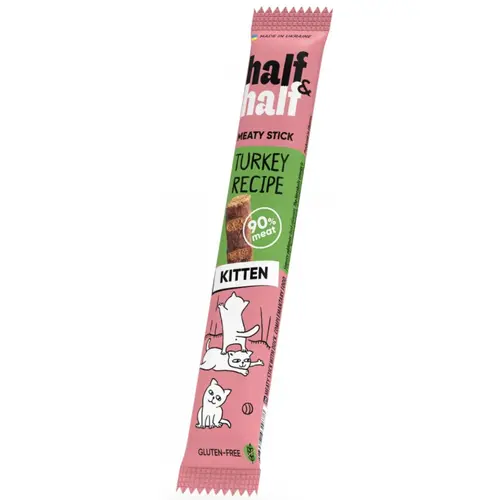 Half&Half Мясные палочки для котят с индейкой 