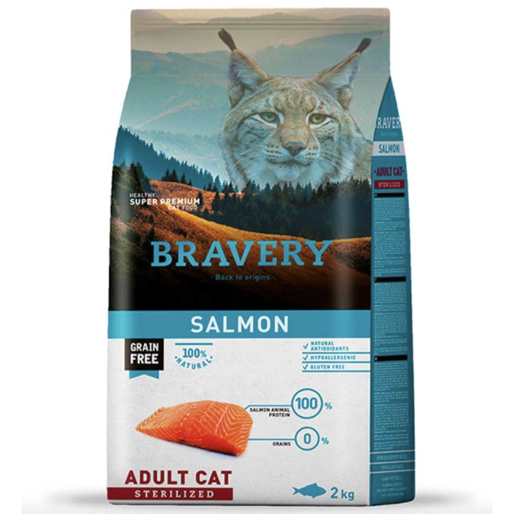 Bravery Cat Adult Salmon Sterilized 