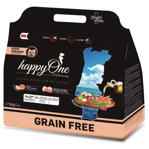 HappyOne Mediterraneum Grain Free Adult Small Breeds Fresh Meat