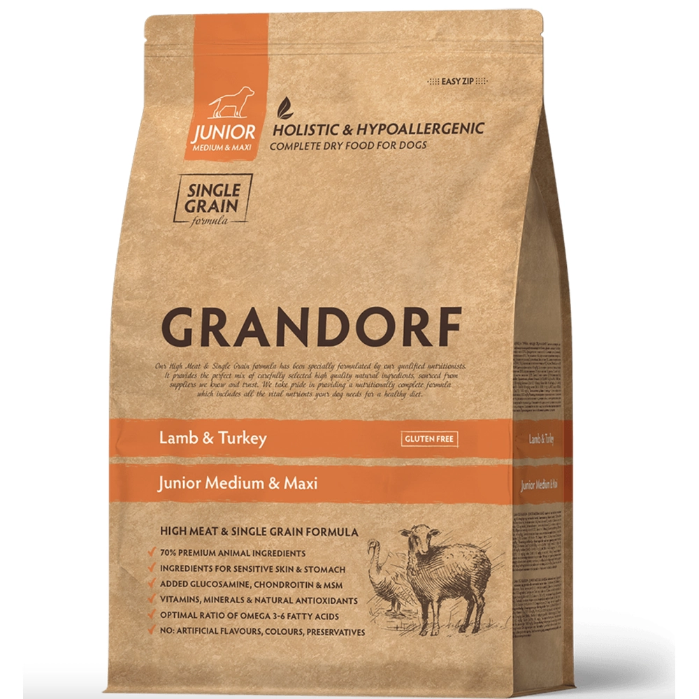 Grandorf Dog Junior Lamb & Turkey 