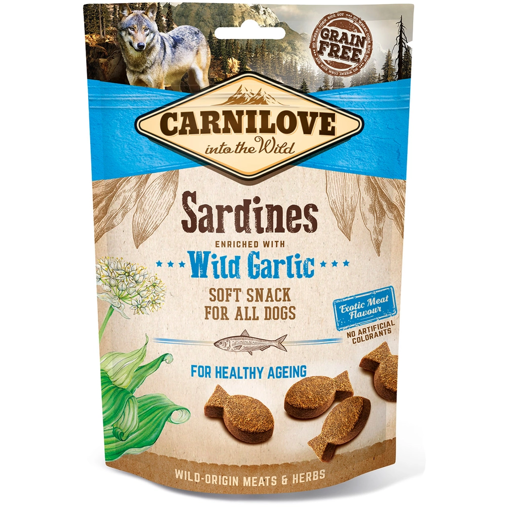 Carnilove Soft Snack із сардинами та черемшею 