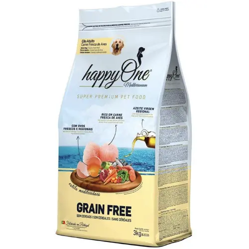 HappyOne Mediterraneum Grain Free Adult Fresh Meat