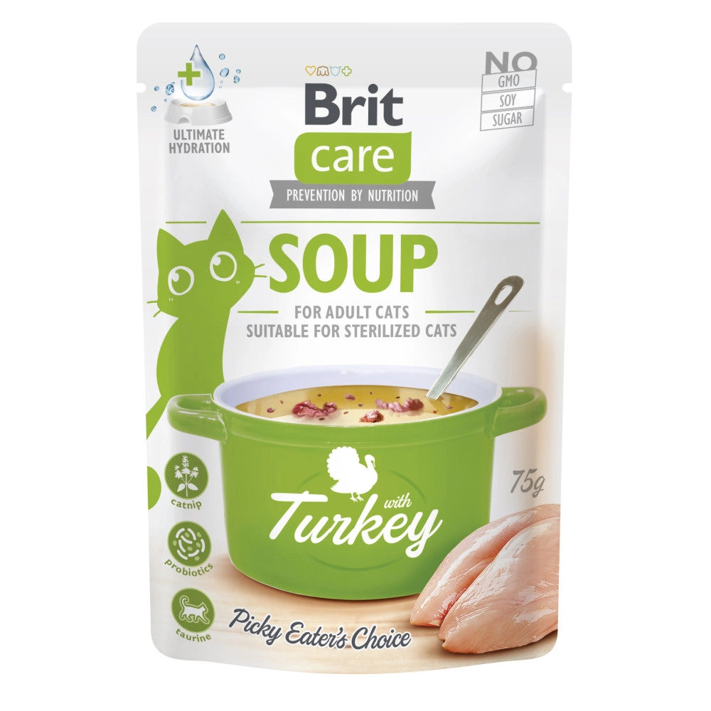 Brit Care Cat Soup с индейкой 