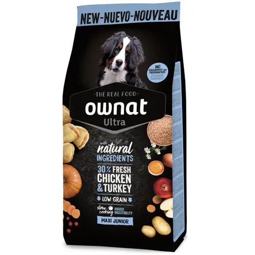 Ownat Ultra Maxi Junior Chicken & Turkey