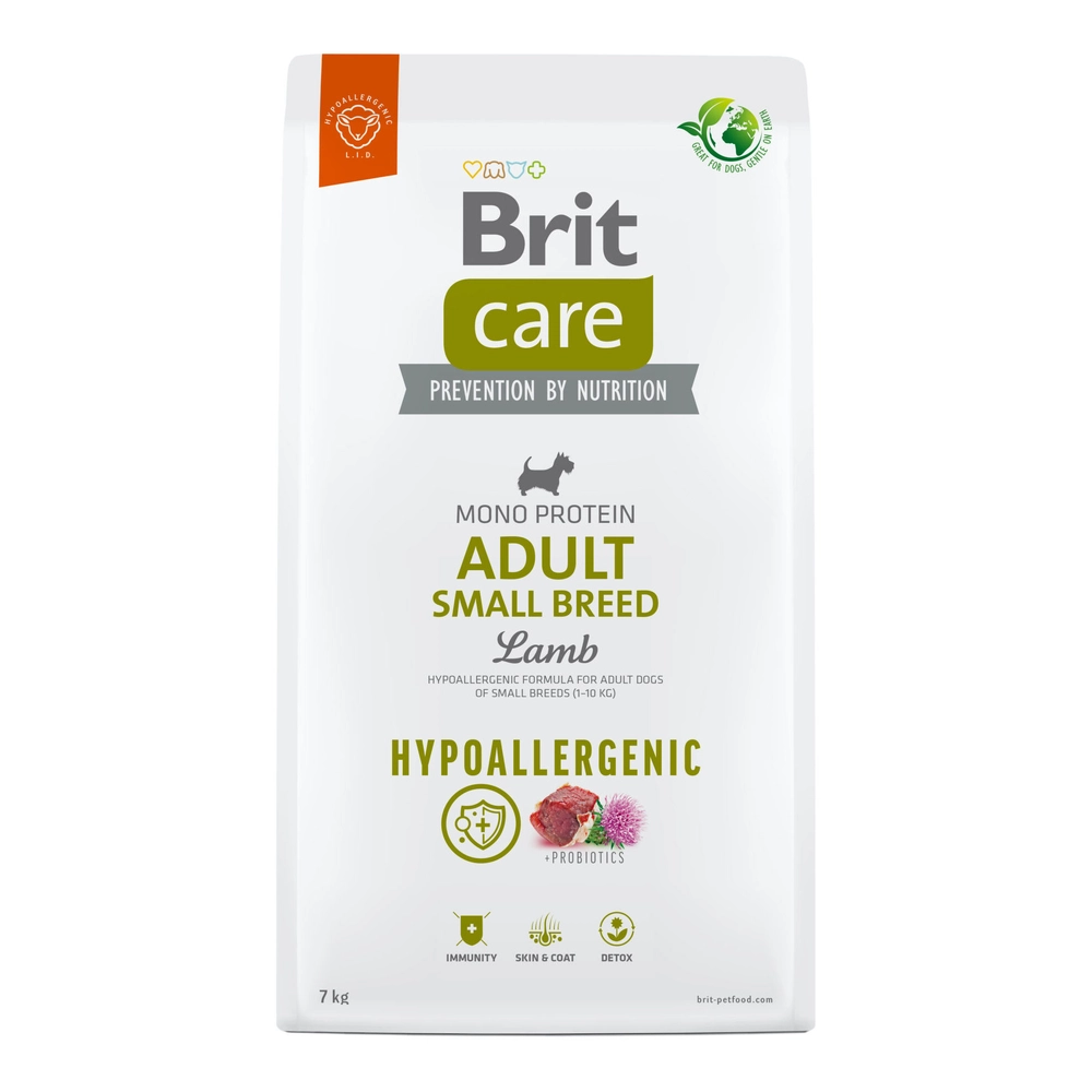 Brit Care Dog Hypoallergenic Adult Small Breed Lamb  - фото 3