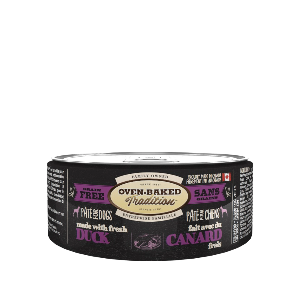 Oven-Baked Tradition Grain-Free Pate Dog з качкою 