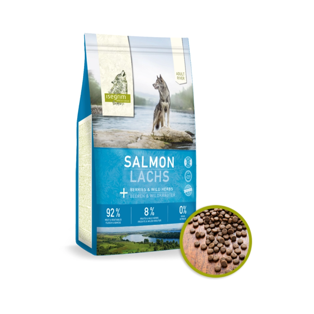 Isegrim River Adult Salmon with Berries 