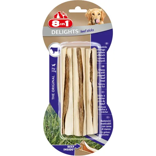 8in1 Delights Beef Sticks Жевательные палочки