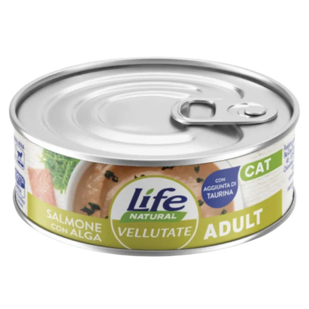 Life Cat Natural Vellutate Лосось з морськими водоростями 