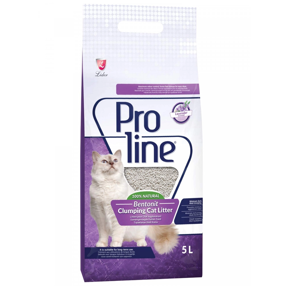 Proline Bentonite Clumping Cat Litter Lavander 