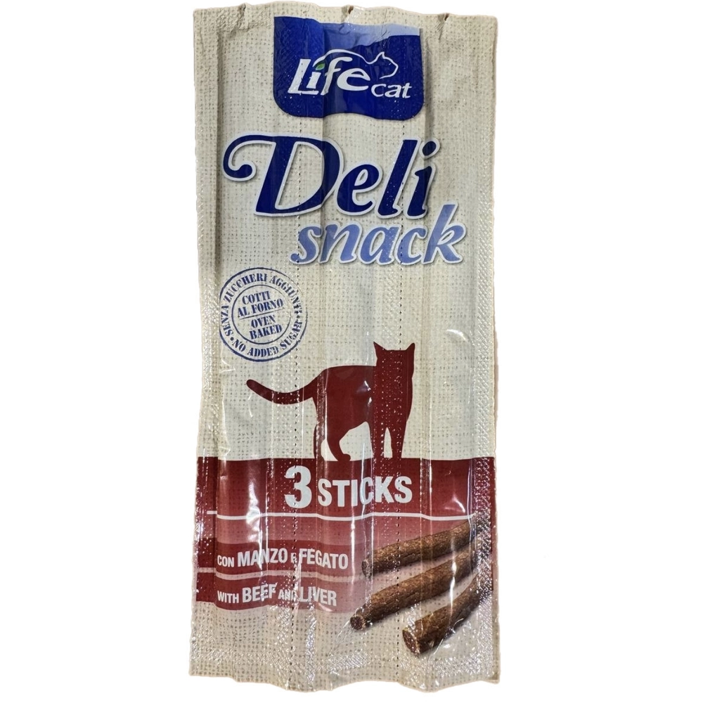 Life Cat Deli Snack Яловичина з печінкою 