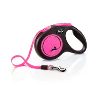 Flexi New Neon M поводок-рулетка для собак до 25 кг (лента 5м)  - фото 2