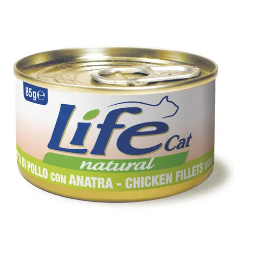 Life Cat Natural Курка з качкою