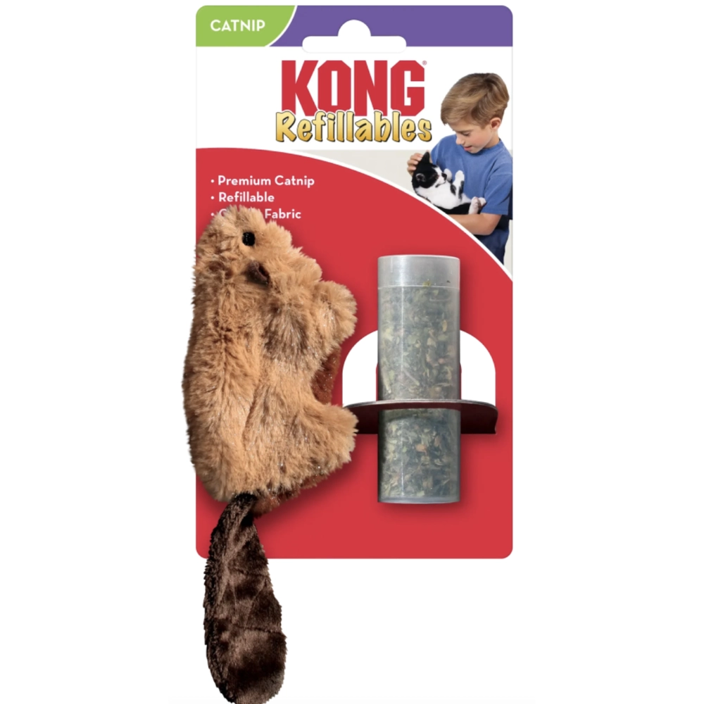 Kong Cat Refillables Бобер з котячою м'ятою 