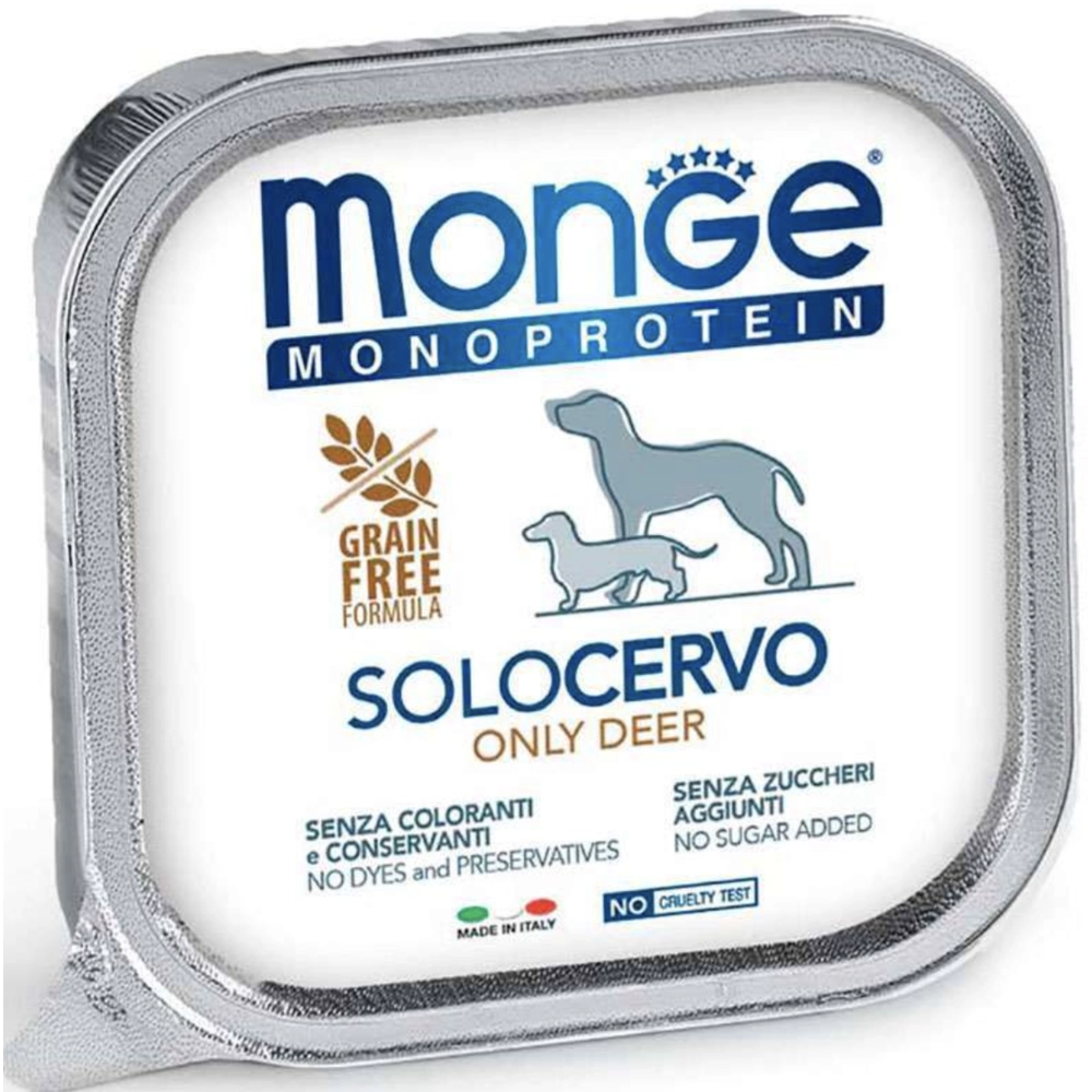 Monge Monoprotein Dog Solo с олениной 