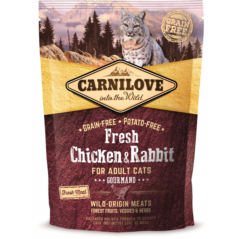 Carnilove Cat Fresh Chicken & Rabbit Gourmand 