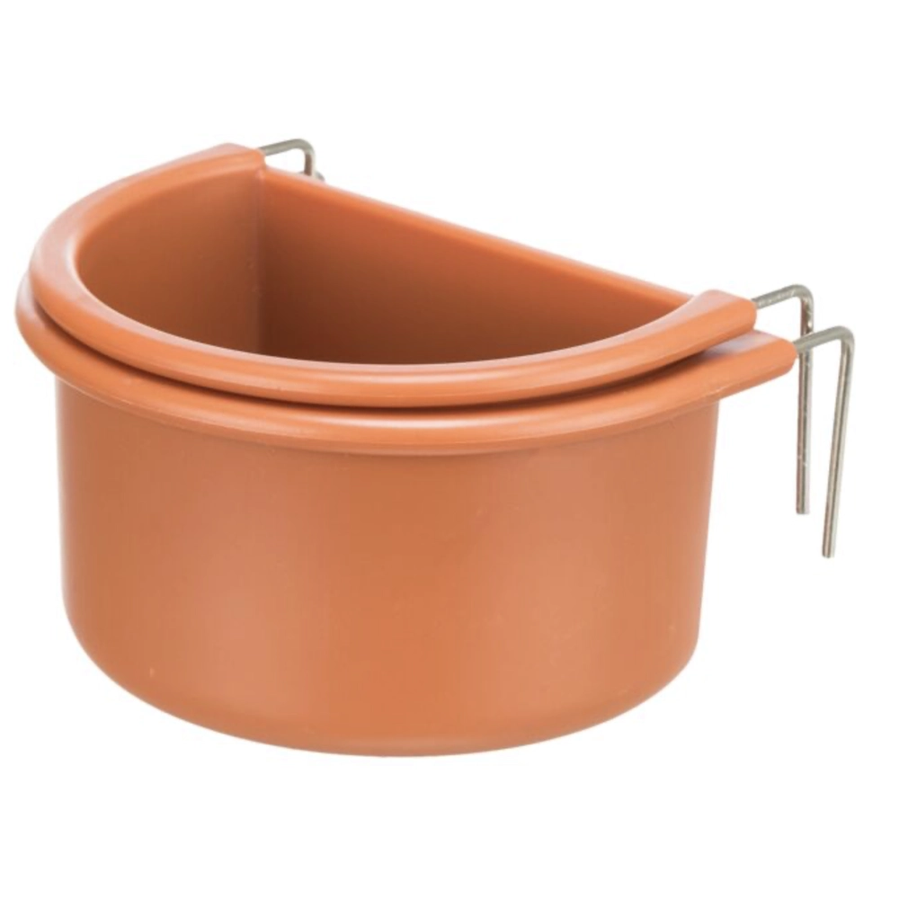 Trixie Set of Hanging Bowls with Wire Holder 
