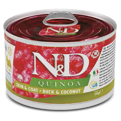 Farmina Dog N&D Grain Free Quinoa Skin&Coat Duck&Coconut Adult Mini