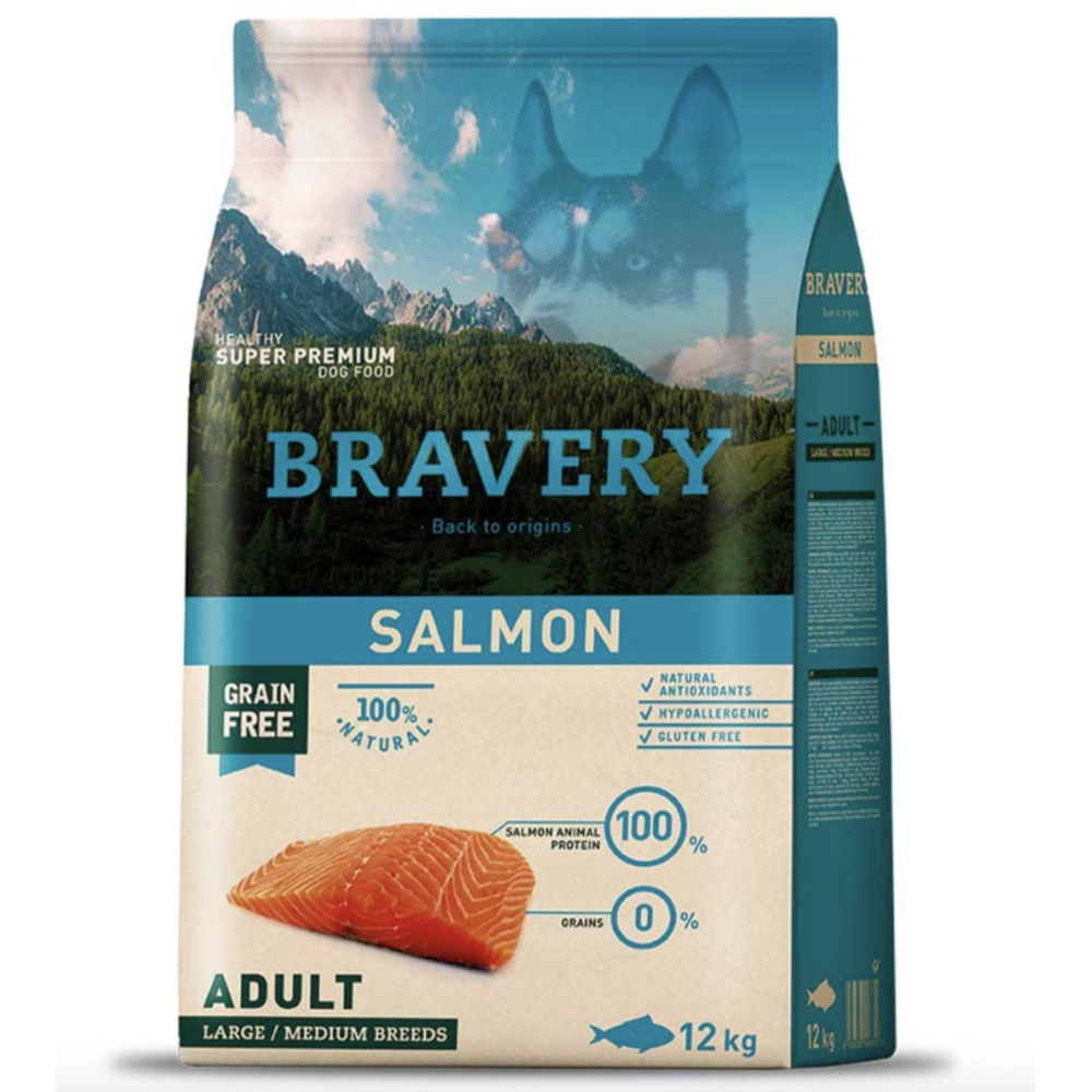 Bravery Adult Large & Medium Salmon 