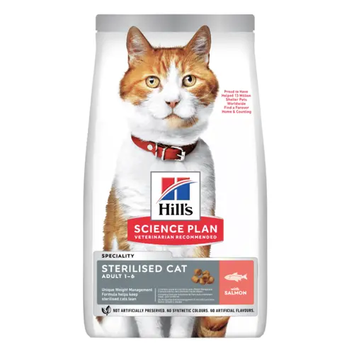Hills Science Plan Adult Sterilised Cat Salmon