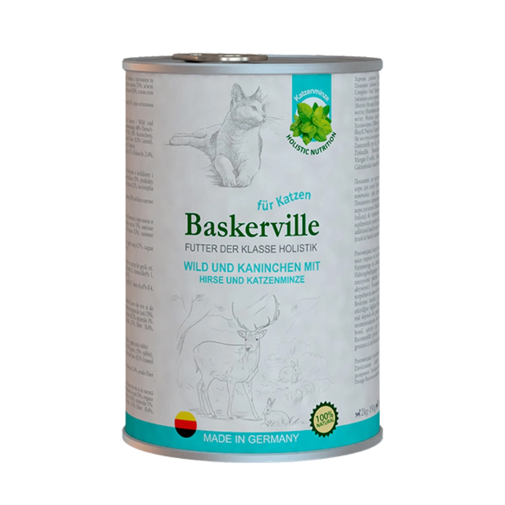 Baskerville Cat Оленина з кроликом 