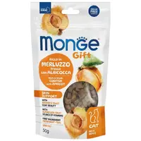 Monge Gift Cat Skin support Треска с абрикосами 