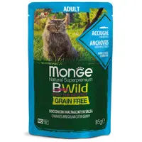 Monge Cat Wet Bwild Grain Free Анчоус з овочами