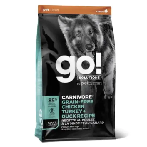 GO! Carnivore Grain Free Chicken, Turkey + Duck Adult Dog Formula