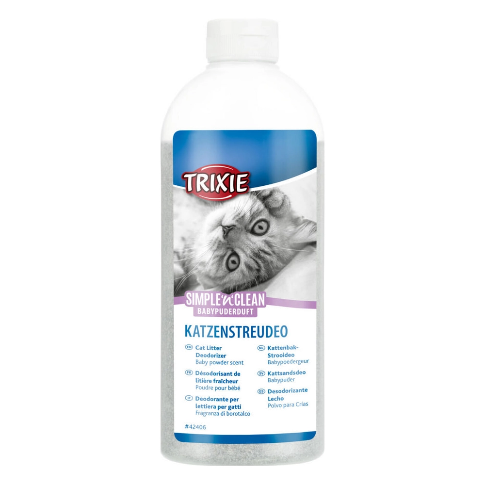 Trixie Simple'n'Clean Cat Litter Deodorizer Baby Powder 