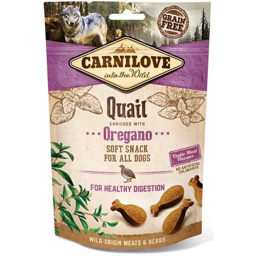 Carnilove Soft Snack з перепілкою та орегано