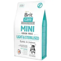 Brit Care Mini Grain-Free Light & Sterilised Rabbit & Salmon  - фото 2