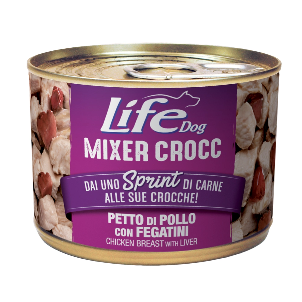 Life Dog Mixer Crocc Куряча грудка та печінка 