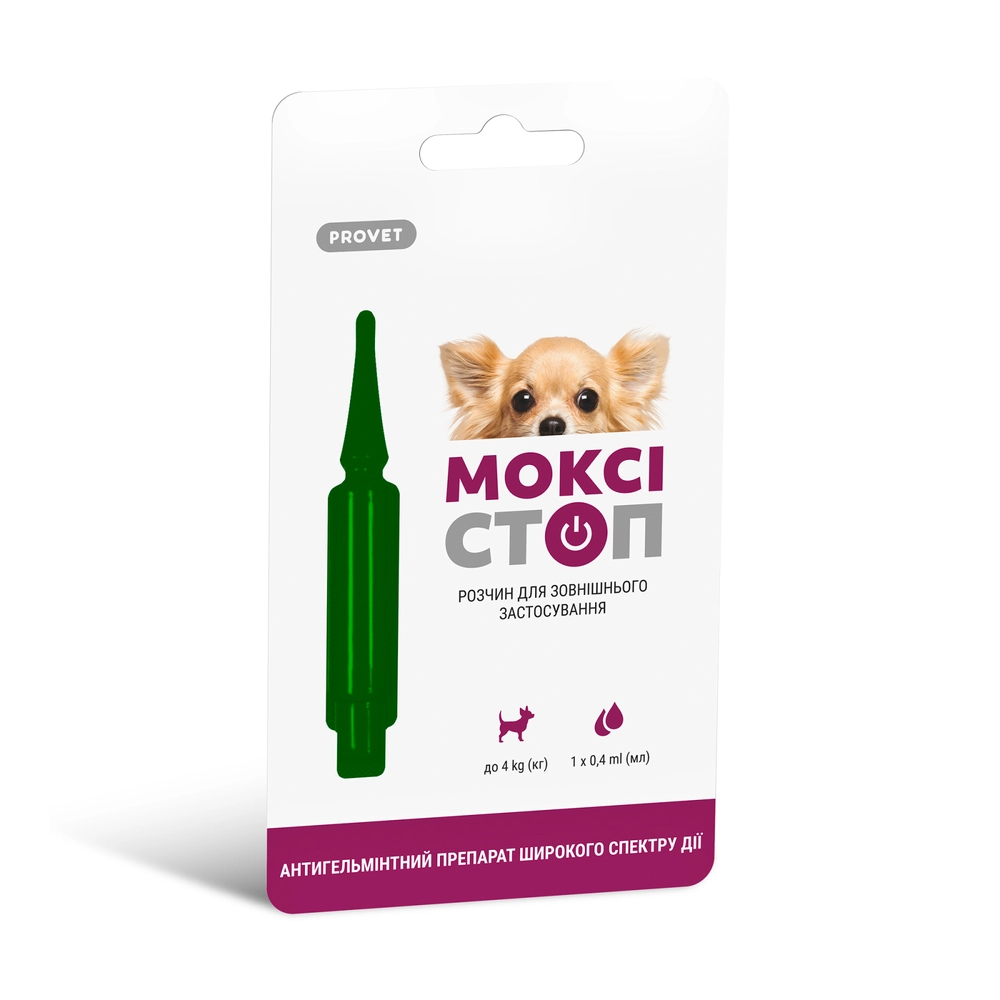 ProVET Моксістоп Краплі для собак до 4 кг 