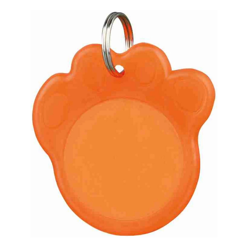 Trixie ID Tag Orange Paw 