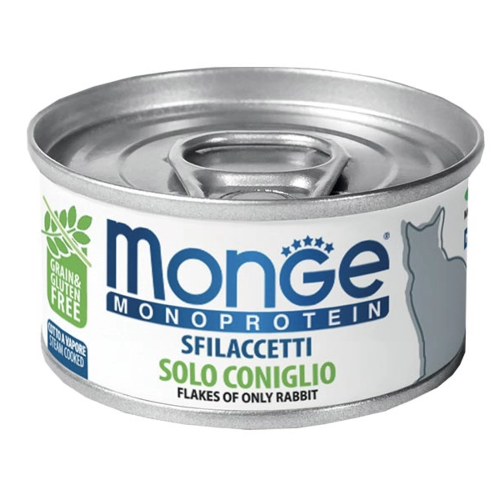 Monge Cat Wet Monoprotein М'ясні пластівці з кроликом 