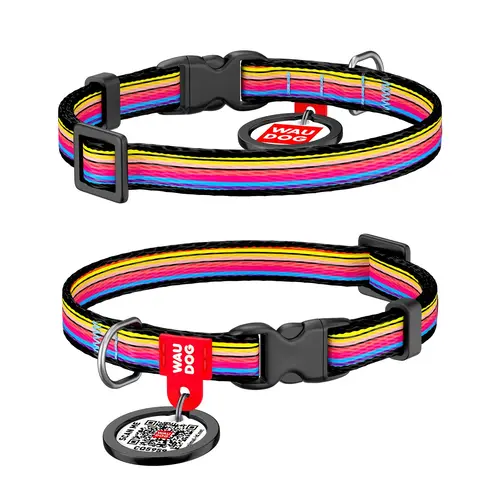 WAUDOG Nylon Collar з QR-паспортом